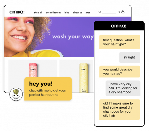 How a chatbot helped amika accelerate its shift to eCommerce